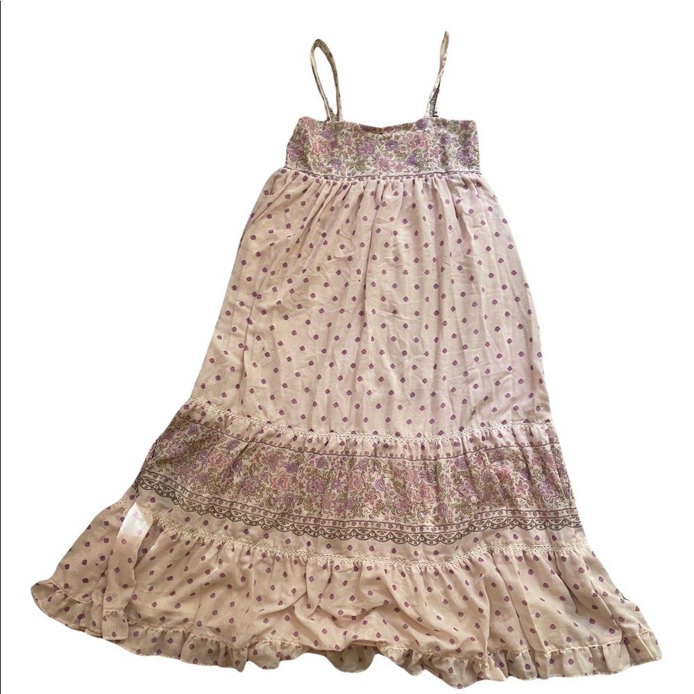 Long hippie floral dress